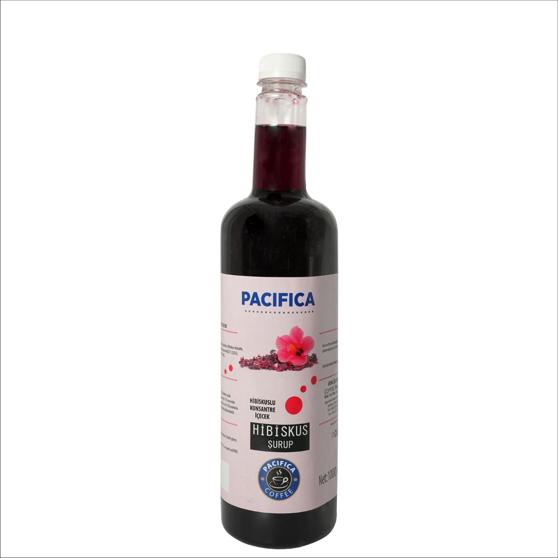 Pacifica Coffee Hibiscus Şurubu (1 Litre)